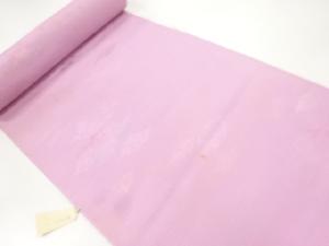 アンティーク　草花模様織出し着尺反物